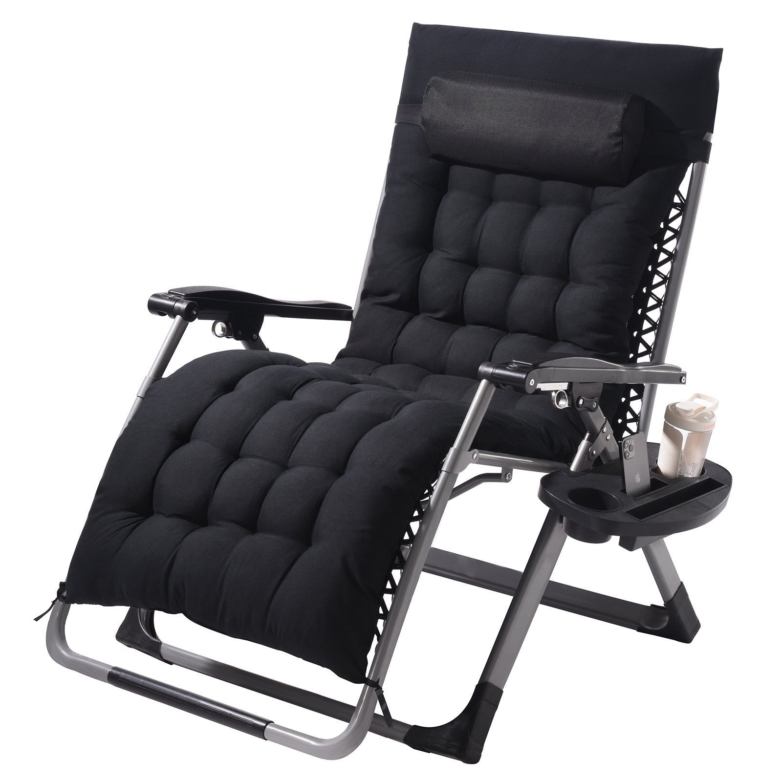 Zero Gravity Chair, 33 inch Zero Gravity Recliner Lounge Chair for Indoor and Outdoor, Adjustable Anti V952-LZLTYHS33HHKQK3LEV0
