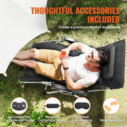 Zero Gravity Chair, 33 inch Zero Gravity Recliner Lounge Chair for Indoor and Outdoor, Adjustable Anti V952-LZLTYHS33HHKQK3LEV0