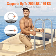 Pool Handrail,36 x 13 inch Pool Railing, Aluminum with Base Plate for Indoor/Outdoor Pools, Humanized V952-LZYCFSDDB1W3MXYPNV0