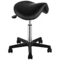 Saddle Stool with Wheels, 400 LBS Weight Capacity Ergonomic Rolling Saddle Stool, Height Adjustable Thickened V952-MADHSNLMADWKR2KEMV0