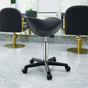 Saddle Stool with Wheels, 400 LBS Weight Capacity Ergonomic Rolling Saddle Stool, Height Adjustable Thickened V952-MADHSNLMADWKR2KEMV0