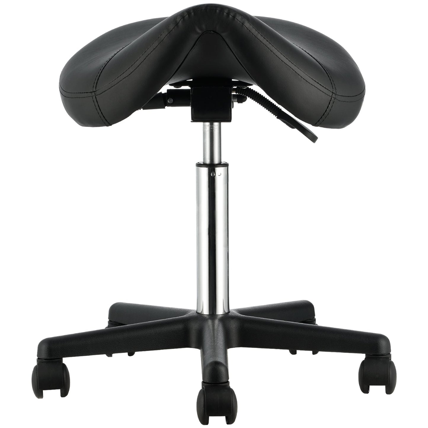Saddle Stool with Wheels, 400 LBS Weight Capacity Ergonomic Rolling Saddle Stool, Height Adjustable Thickened V952-MADHSNLMADWKR2KEMV0