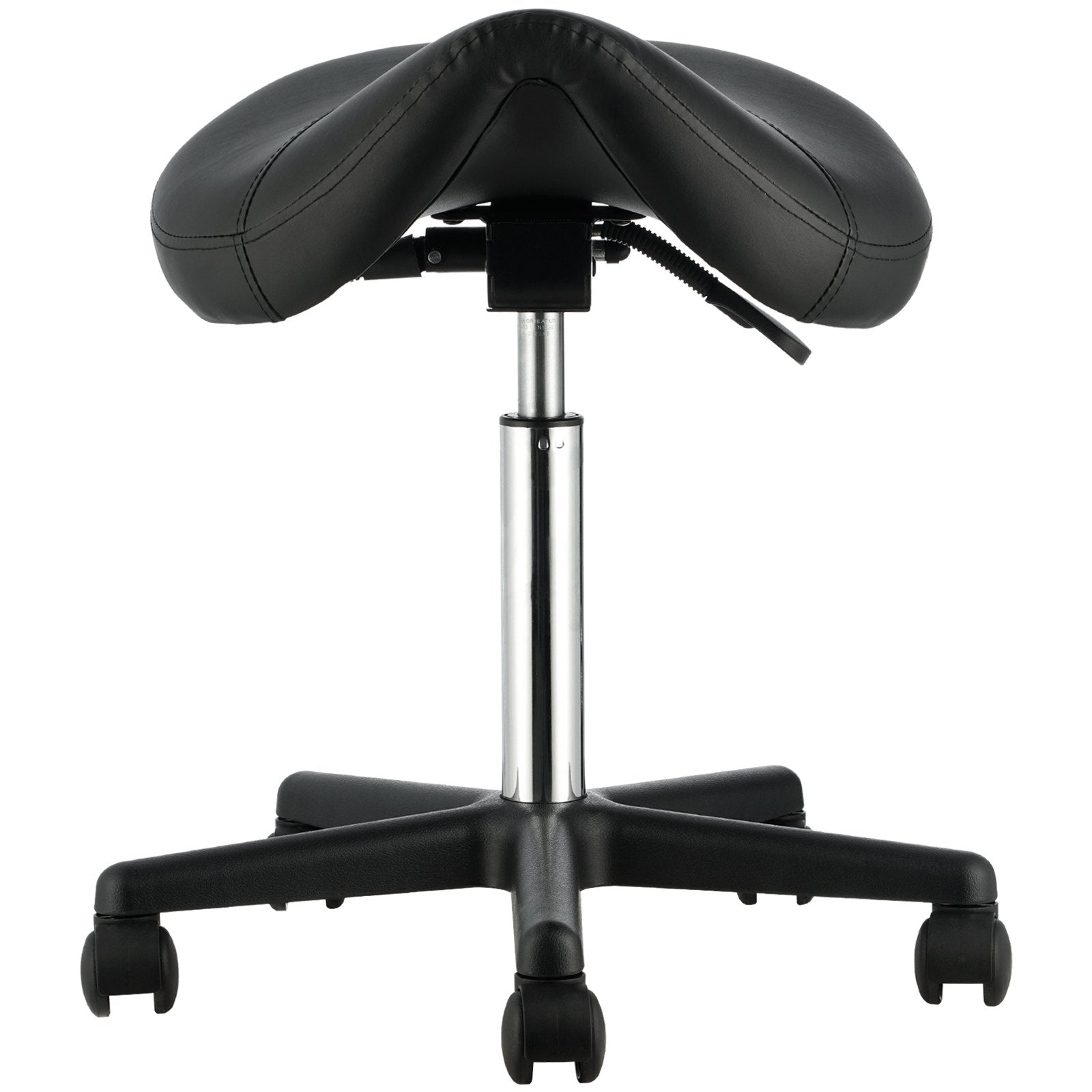 Saddle Stool with Wheels, 400 LBS Weight Capacity Ergonomic Rolling Saddle Stool, Height Adjustable Thickened V952-MADHSNLMADWKR2KEMV0