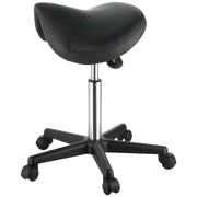 Saddle Stool with Wheels, 400 LBS Weight Capacity Ergonomic Rolling Saddle Stool, Height Adjustable Thickened V952-MADHSNLMADWKR2KEMV0