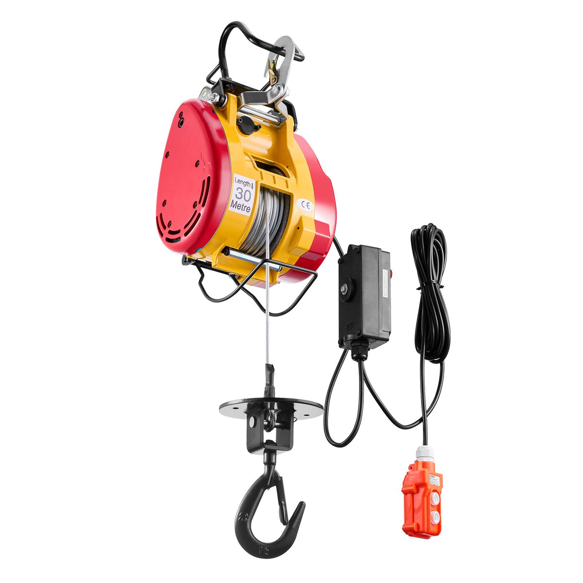 2-in-1 Electric Hoist Winch, 500 KG Capacity, 1800W Portable Power Winch, 30 m Lifting Height, 11 m/min with V952-MAGKBXSDDHLSHP9W7V3