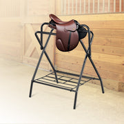 Folding Saddle Rack, 28 x 19 x 37.5 in, Freestanding Horse Saddle Stand, Portable Horse Blanket Holder, Heavy V952-MAJXXZDK2819D0WM3V0