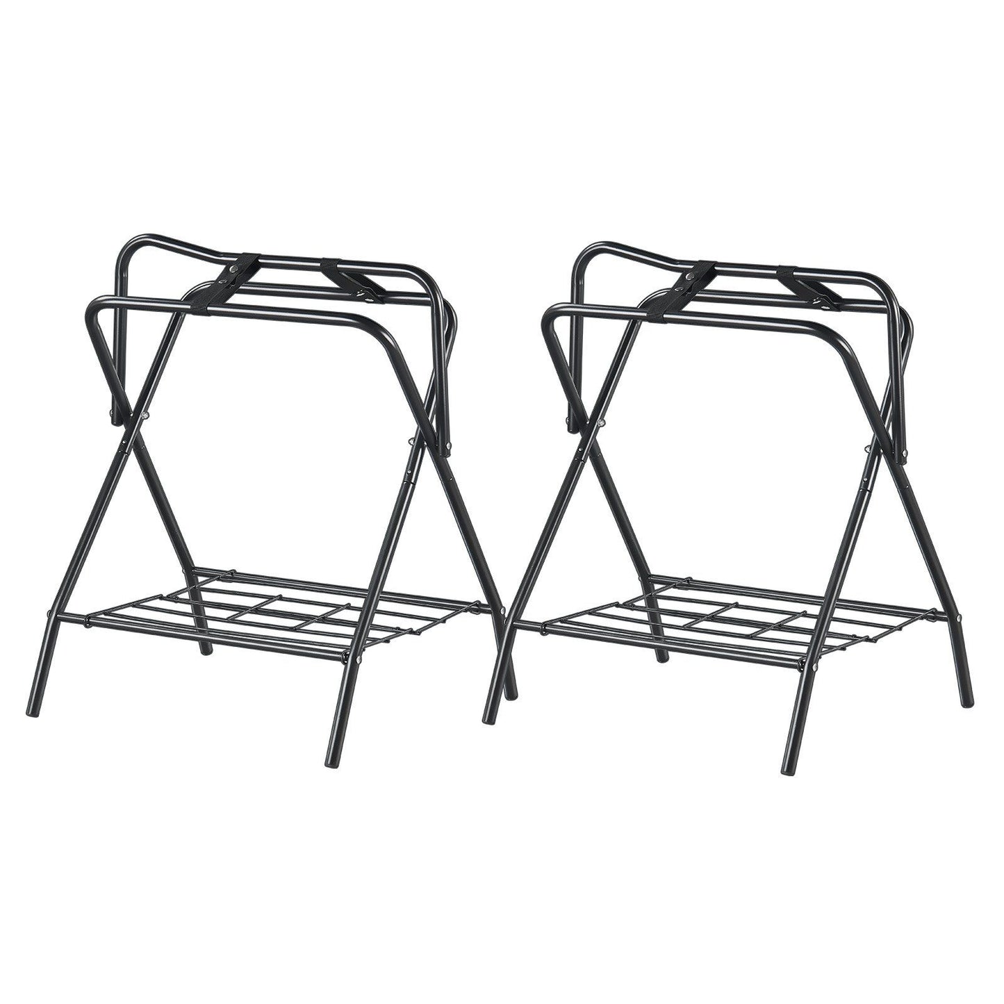 Folding Saddle Rack, 28 x 19 x 37.5 in, 2 Packs Freestanding Horse Saddle Stand, Portable Horse Blanket V952-MAJXXZDK2819ERWR1V0