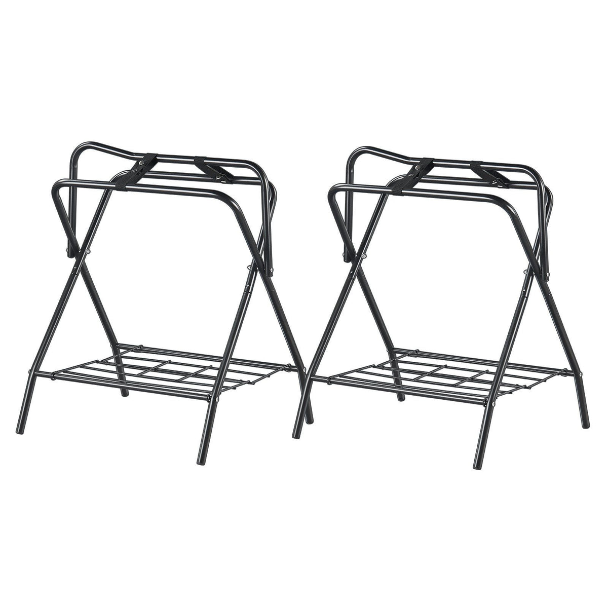 Folding Saddle Rack, 28 x 19 x 37.5 in, 2 Packs Freestanding Horse Saddle Stand, Portable Horse Blanket V952-MAJXXZDK2819ERWR1V0