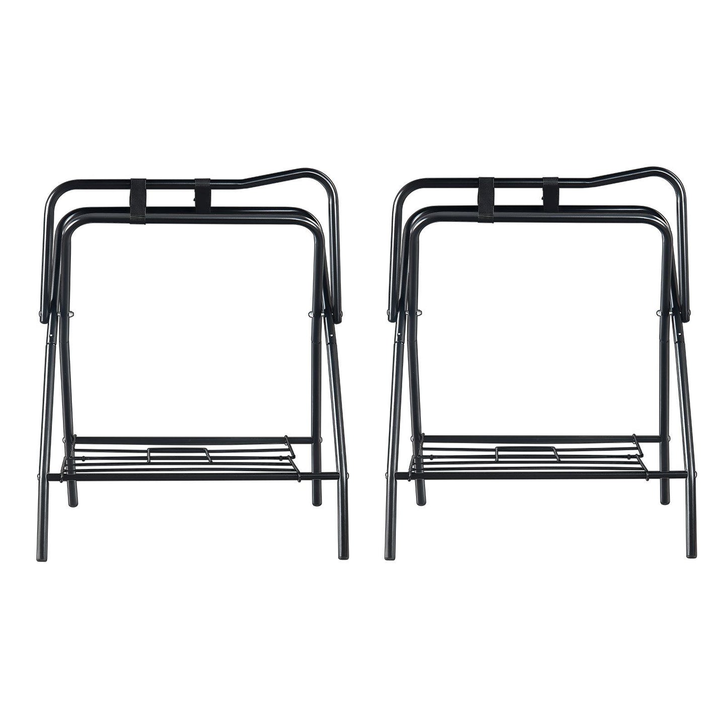Folding Saddle Rack, 28 x 19 x 37.5 in, 2 Packs Freestanding Horse Saddle Stand, Portable Horse Blanket V952-MAJXXZDK2819ERWR1V0