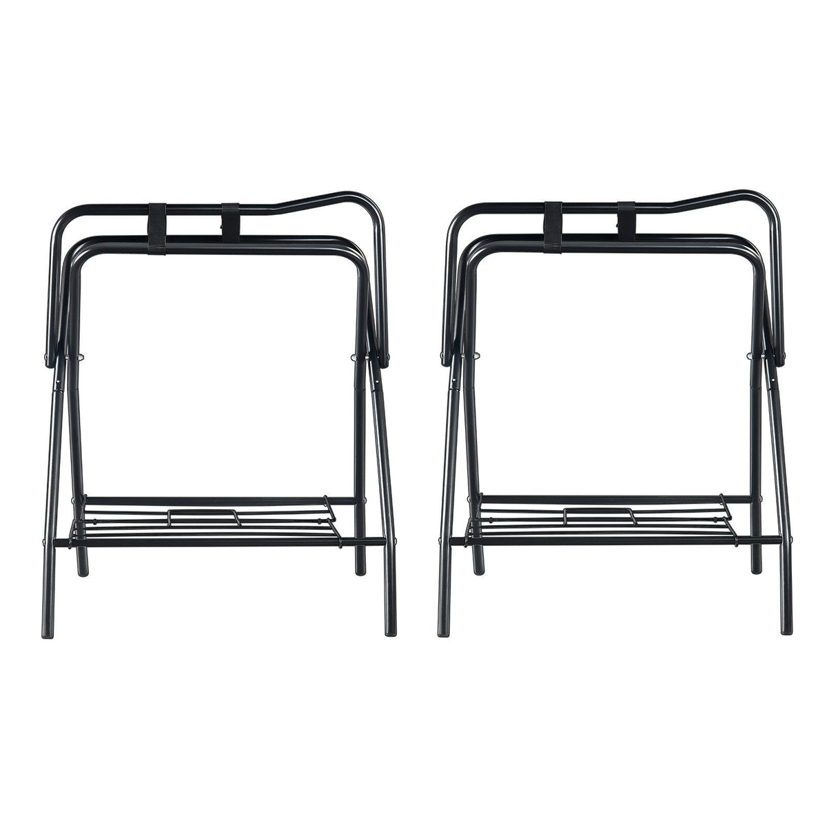 Folding Saddle Rack, 28 x 19 x 37.5 in, 2 Packs Freestanding Horse Saddle Stand, Portable Horse Blanket V952-MAJXXZDK2819ERWR1V0
