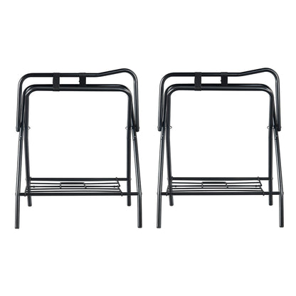 Folding Saddle Rack, 28 x 19 x 37.5 in, 2 Packs Freestanding Horse Saddle Stand, Portable Horse Blanket V952-MAJXXZDK2819ERWR1V0