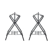 Folding Saddle Rack, 28 x 19 x 37.5 in, 2 Packs Freestanding Horse Saddle Stand, Portable Horse Blanket V952-MAJXXZDK2819ERWR1V0