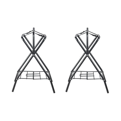 Folding Saddle Rack, 28 x 19 x 37.5 in, 2 Packs Freestanding Horse Saddle Stand, Portable Horse Blanket V952-MAJXXZDK2819ERWR1V0
