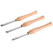 Wood Lathe Chisel Set, 3 PCS Woodworking Turning Tools, Includes Square, Round, Diamond Carbide Blades, 20 cm V952-MBMGCD3JYTSFY1V1VV0