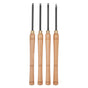 Wood Lathe Turning Tool Set, 4PCS, Lathe Roughing Finishing and Detailing Hollow Tool with Wooden Handle, V952-MBMGCDYTSYDPUN4IX001V0