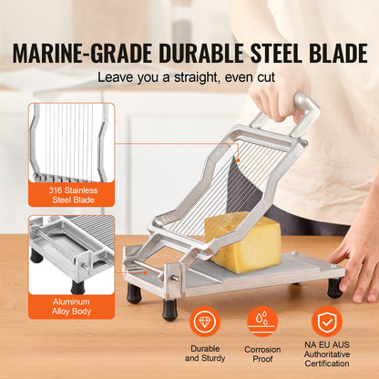 Cheese Cutter with Wire Cheeser Butter Cutting 0.39" & 0.78" Cheese Slicer V952-MBNLQPJBXGLHGDNRMV0
