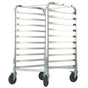 Bun Pan Rack, 10-Tier Commercial Bakery Racks with Brake Wheels, Aluminum Racking Trolley Storage for Half & V952-MBPJLZCCHC1058T4RV0