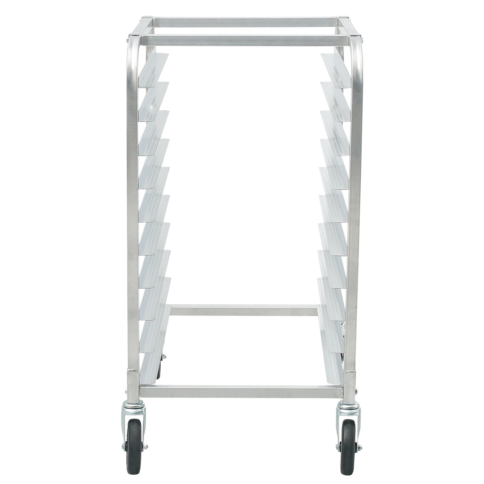 Bun Pan Rack, 10-Tier Commercial Bakery Racks with Brake Wheels, Aluminum Racking Trolley Storage for Half & V952-MBPJLZCCHC1058T4RV0