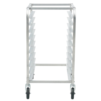 Bun Pan Rack, 10-Tier Commercial Bakery Racks with Brake Wheels, Aluminum Racking Trolley Storage for Half & V952-MBPJLZCCHC1058T4RV0
