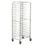 Bun Pan Rack, 20-Tier Commercial Bakery Racks with Brake Wheels, Aluminum Racking Trolley Storage for Half & V952-MBPJLZCCHC205PLL3V0
