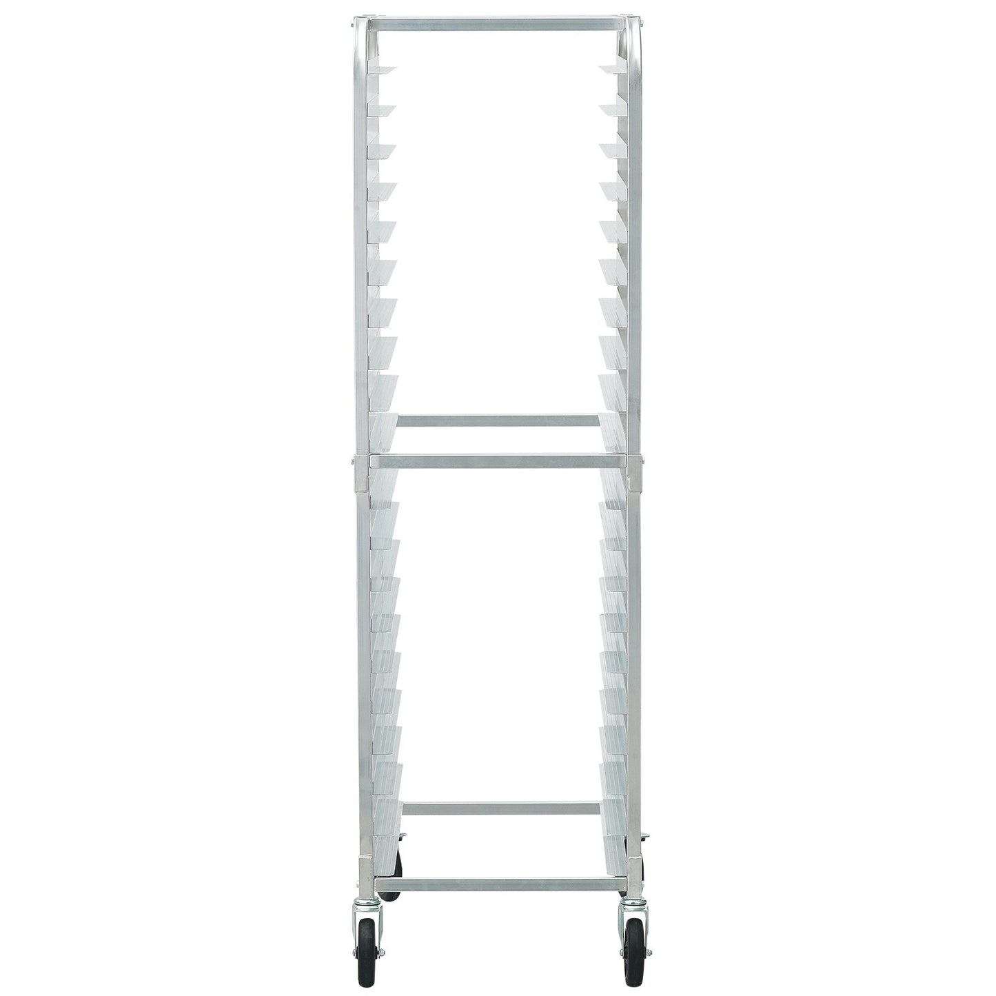 Bun Pan Rack, 20-Tier Commercial Bakery Racks with Brake Wheels, Aluminum Racking Trolley Storage for Half & V952-MBPJLZCCHC205PLL3V0