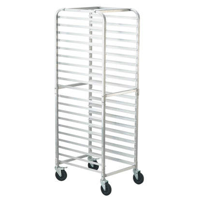 Bun Pan Rack, 20-Tier Commercial Bakery Racks with Brake Wheels, Aluminum Racking Trolley Storage for Half & V952-MBPJLZCCHC205PLL3V0