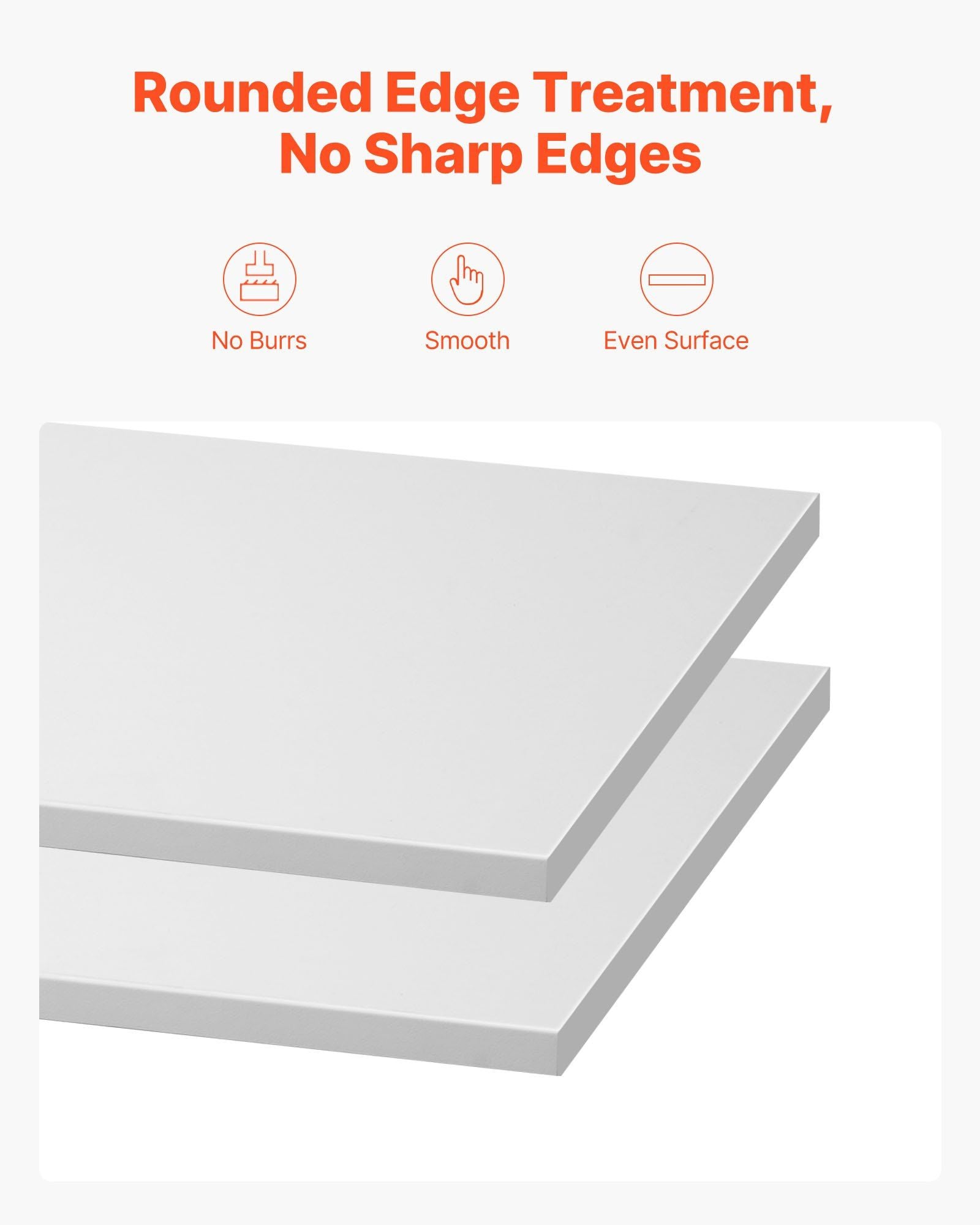 Melamine Shelves, 2 Piece, Wooden Cabinet Shelves Cut to Size for Closet System, Replacement Cabinet Shelf, V952-MCBXTDGB2PCSZH2LO001V0