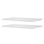 Melamine Shelves, 2 Piece, Wooden Cabinet Shelves Cut to Size for Closet System, Replacement Cabinet Shelf, V952-MCBXTDGB2PCSZH2LO001V0