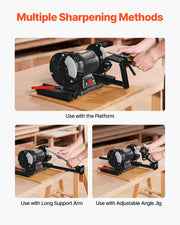 Multi-Grind Sharpening System, Vari-Grind Pro Sharpening Jig Kit for 6" & 8" Bench Grinders - with Platform, V952-MCTJJJ6JZ000MB0FT001V0