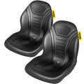 Tractor Seat High Back Mower Seat Black Vinyl Forklift Drain Hole Pair V952-MCYZH4T0DTYI2AENCV0