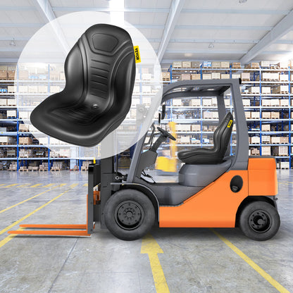 Tractor Seat High Back Mower Seat Black Vinyl Forklift Drain Hole Pair V952-MCYZH4T0DTYI2AENCV0