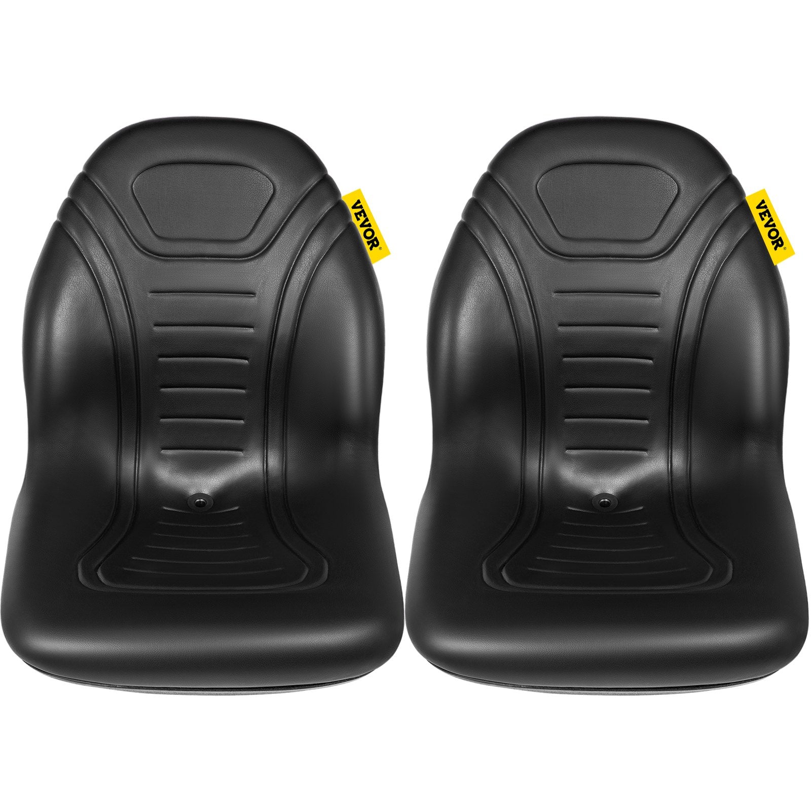 Tractor Seat High Back Mower Seat Black Vinyl Forklift Drain Hole Pair V952-MCYZH4T0DTYI2AENCV0