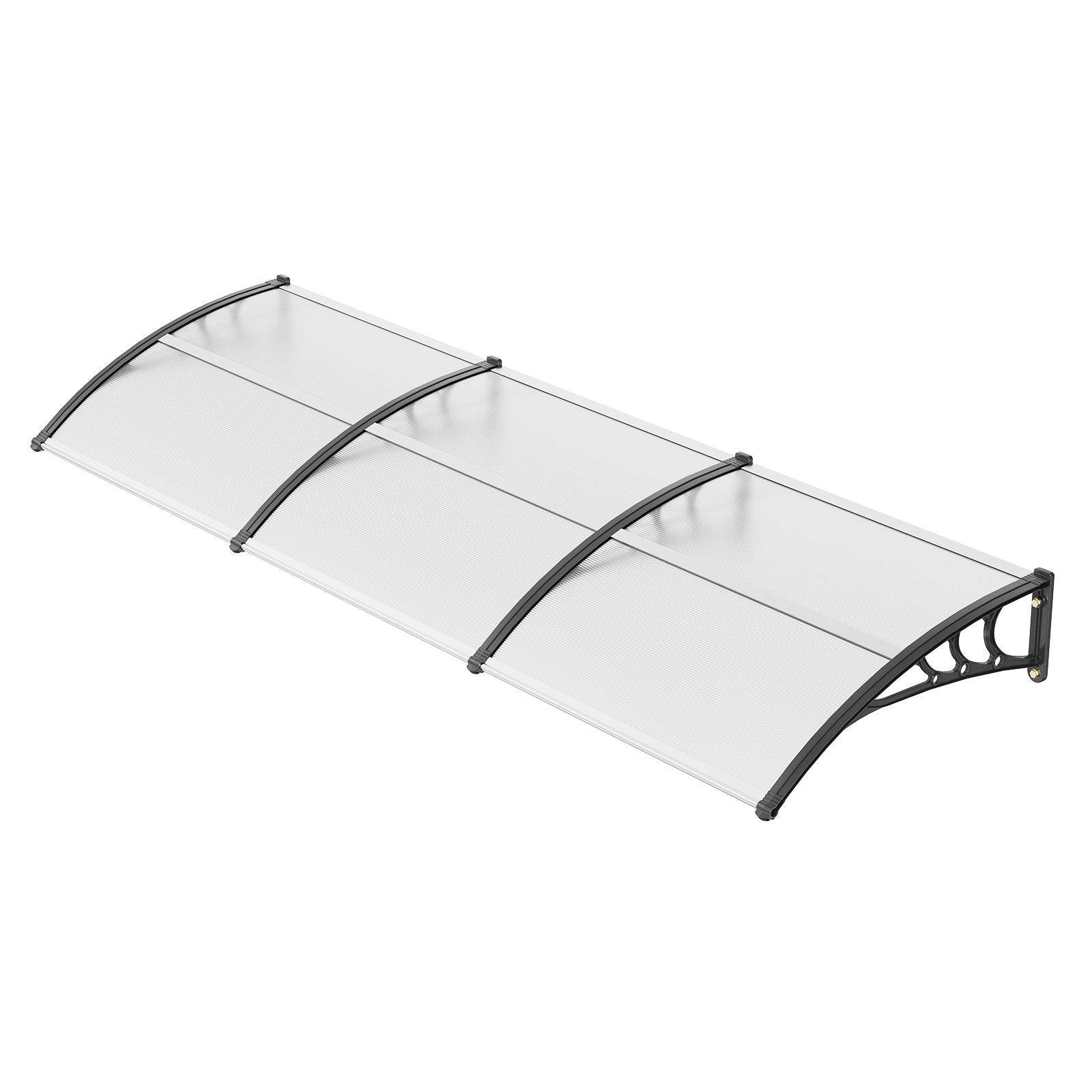 Window Door Awning Canopy, 965 x 2975mm Door Canopy Exterior, UF50+ PC Sunshade Sheet Awnings, Outdoor Patio V952-MCZYPYCB40120GZJNV0