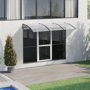 Window Door Awning Canopy, 965 x 2975mm Door Canopy Exterior, UF50+ PC Sunshade Sheet Awnings, Outdoor Patio V952-MCZYPYCB40120GZJNV0