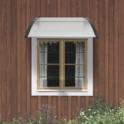 Window Door Awning Canopy 40" x 40", UPF 50+ Polycarbonate Entry Door Outdoor Window Awning Exterior, Front V952-MCZYPYCBS4040ML75V0