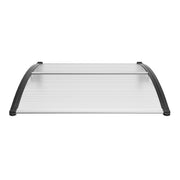 Window Door Awning Canopy 40" x 40", UPF 50+ Polycarbonate Entry Door Outdoor Window Awning Exterior, Front V952-MCZYPYCBS4040ML75V0