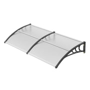 Window Door Awning Canopy 965 x 1987 mm, UPF 50+ Polycarbonate Entry Door Outdoor Window Awning Exterior, V952-MCZYPYCBS4080JUOZV0