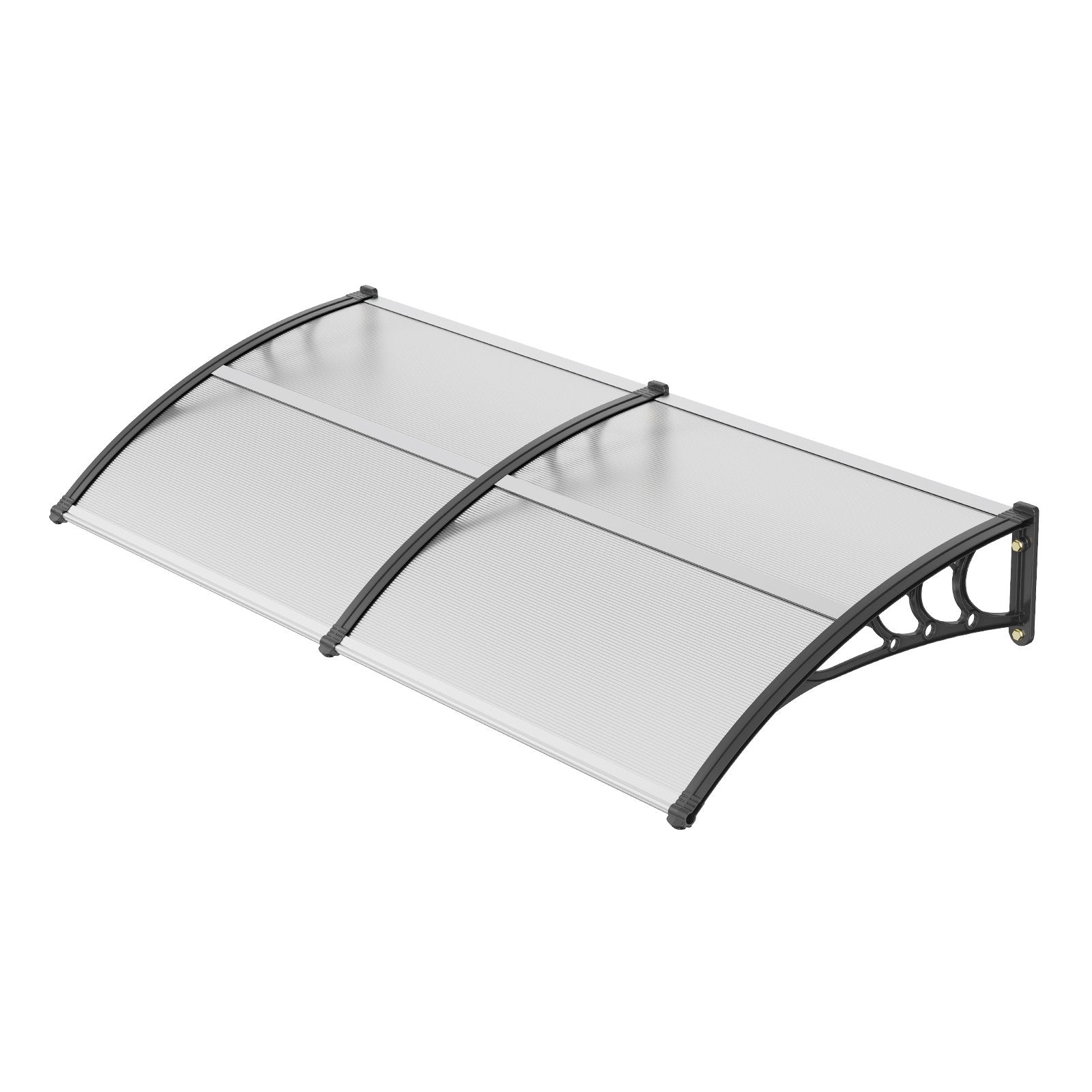 Window Door Awning Canopy 965 x 1987 mm, UPF 50+ Polycarbonate Entry Door Outdoor Window Awning Exterior, V952-MCZYPYCBS4080JUOZV0