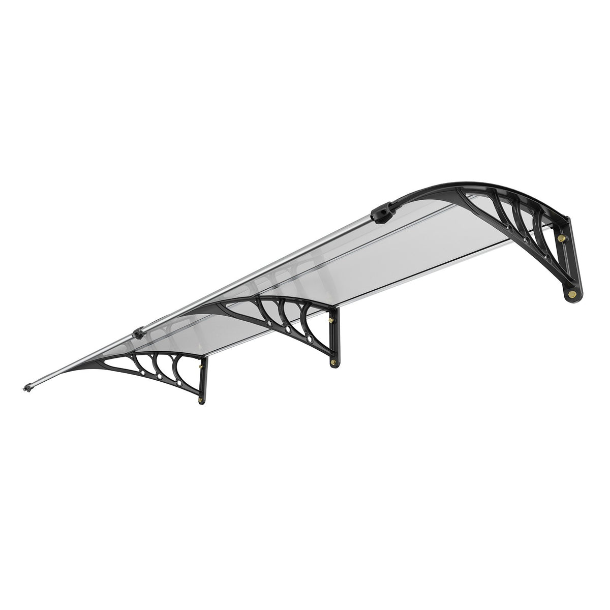 Window Door Awning Canopy 965 x 1987 mm, UPF 50+ Polycarbonate Entry Door Outdoor Window Awning Exterior, V952-MCZYPYCBS4080JUOZV0