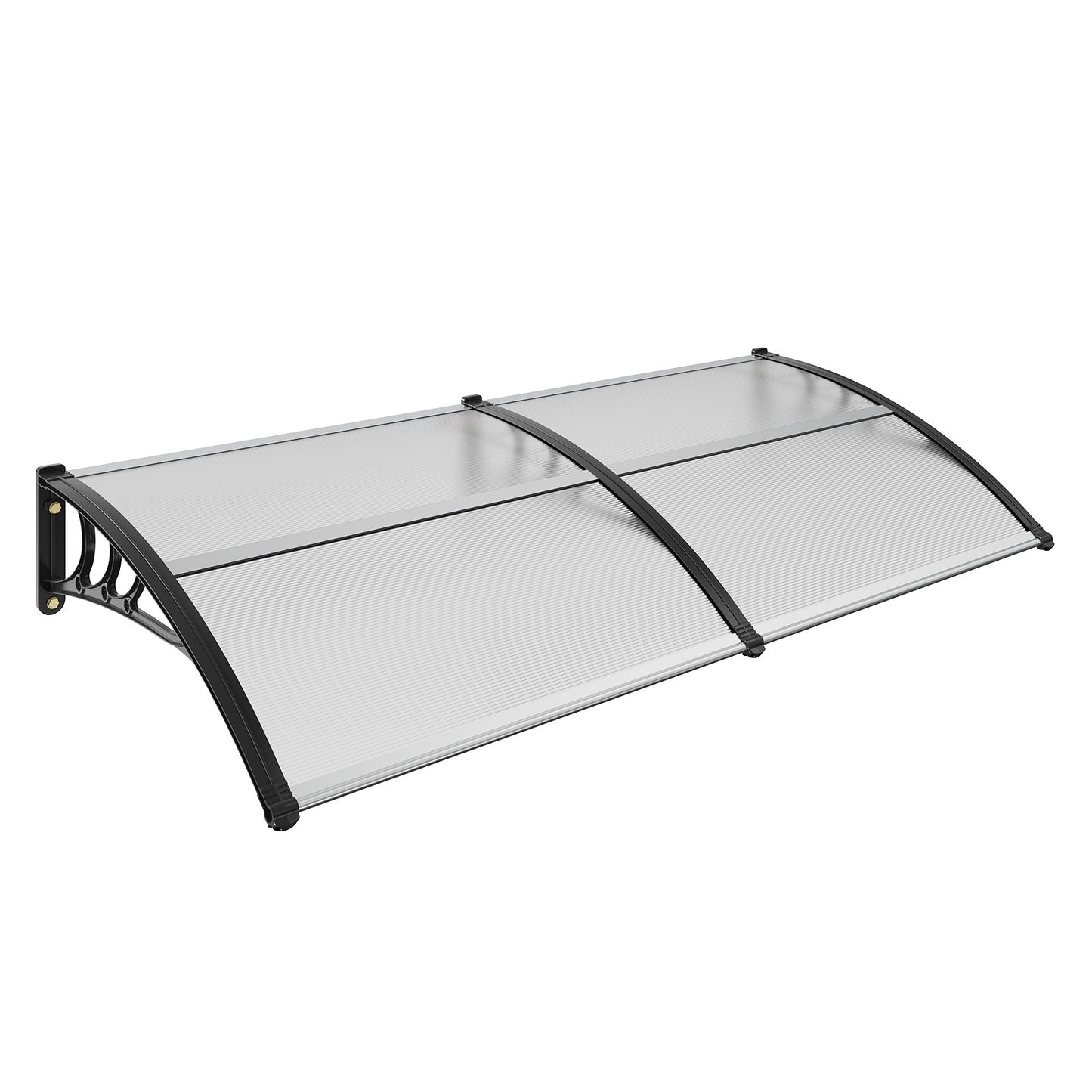 Window Door Awning Canopy 965 x 1987 mm, UPF 50+ Polycarbonate Entry Door Outdoor Window Awning Exterior, V952-MCZYPYCBS4080JUOZV0
