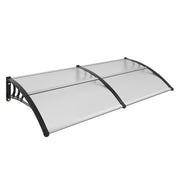 Window Door Awning Canopy 965 x 1987 mm, UPF 50+ Polycarbonate Entry Door Outdoor Window Awning Exterior, V952-MCZYPYCBS4080JUOZV0