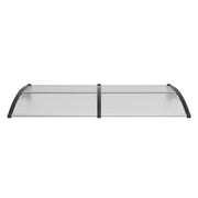 Window Door Awning Canopy 965 x 1987 mm, UPF 50+ Polycarbonate Entry Door Outdoor Window Awning Exterior, V952-MCZYPYCBS4080JUOZV0