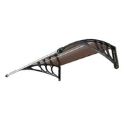Window Door Awning Canopy 40" x 40", UPF 50+ Polycarbonate Entry Door Outdoor Window Awning Exterior, Front V952-MCZYPYCZS4040A515V0