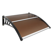 Window Door Awning Canopy 40" x 40", UPF 50+ Polycarbonate Entry Door Outdoor Window Awning Exterior, Front V952-MCZYPYCZS4040A515V0