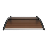Window Door Awning Canopy 40" x 40", UPF 50+ Polycarbonate Entry Door Outdoor Window Awning Exterior, Front V952-MCZYPYCZS4040A515V0