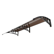 Window Door Awning Canopy 965 x 1987 mm, UPF 50+ Polycarbonate Entry Door Outdoor Window Awning Exterior, V952-MCZYPYCZS4080TPECV0