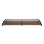 Window Door Awning Canopy 965 x 1987 mm, UPF 50+ Polycarbonate Entry Door Outdoor Window Awning Exterior, V952-MCZYPYCZS4080TPECV0