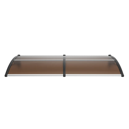 Window Door Awning Canopy 965 x 1987 mm, UPF 50+ Polycarbonate Entry Door Outdoor Window Awning Exterior, V952-MCZYPYCZS4080TPECV0