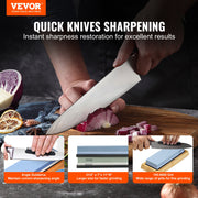 Whetstone Knife Sharpening Kit, 2 Dual-Sided Grit Whetstones 400/1000 3000/8000, 10PCS Knife Sharpener Kit V952-MDSTJ28000003OVJSV0