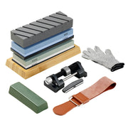 Whetstone Knife Sharpening Kit, 2 Dual-Sided Grit Whetstones 400/1000 3000/8000, 10PCS Knife Sharpener Kit V952-MDSTJ28000003OVJSV0